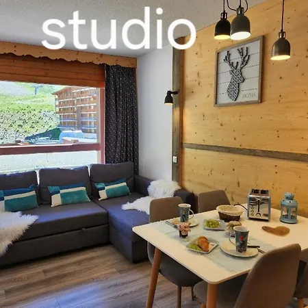 Апартаменты Arc 2000 -Location De 2 Appartements Et 1 Studio Avec Balcon Et Vue