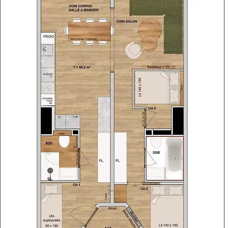 Arc 2000 -Location De 2 Appartements Et 1 Studio Avec Balcon Et Vue *